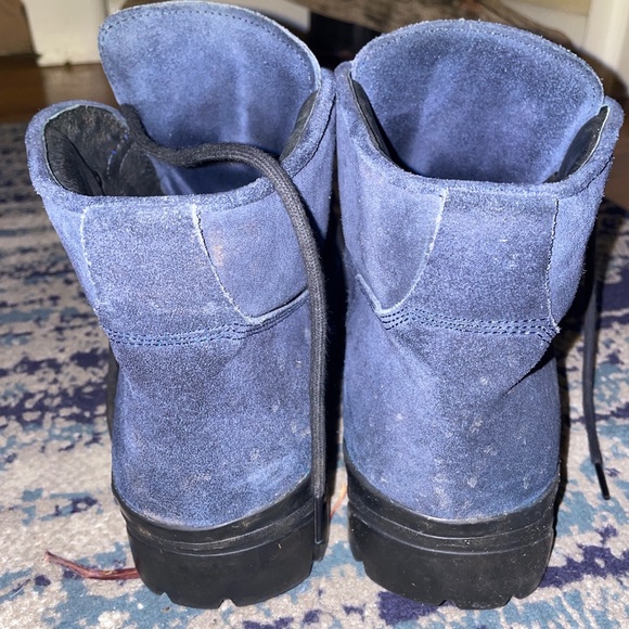 Broken Homme Weber Blue Suede Boot Mens US Size 11 - Picture 3 of 9